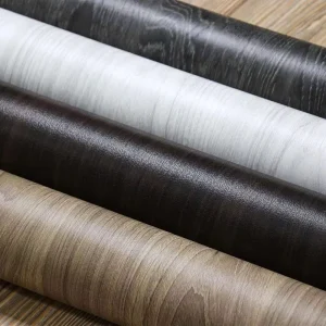Wood Grain Design Furniture Protective Interior Pvc Waterproof Decorative Film for Kitchen Cabinet Doors