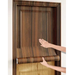 Wood Grain Peel and Stick Wallpaper Self Adhesive Rustic Removable Contact Paper Plank for Countertop Cabinets Vinyl Film