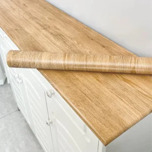 Wood Grain Peel and Stick Wallpaper Self Adhesive Rustic Removable Contact Paper Plank for Countertop Cabinets Vinyl Film Roll