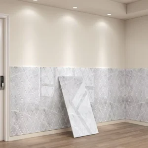 Wood Grain Self adhesive Stickers Slotted Aluminum Plastic Board for Home Decoration