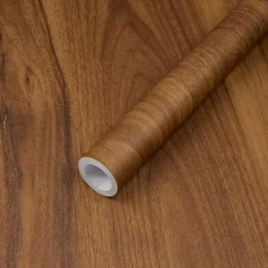 Wood Grain Wallpaper Self Adhesive Rustic Removable Contact Paper Plank for Countertop Cabinets Vinyl Wood Grain Protective Film
