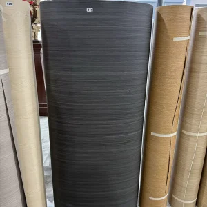 Wood Grain Waterproof Fireproof Self Adhesive PVC Embossed Wallpapers Film for Furniture Wall Application