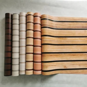 Wood Stripe Stripes Waterproof Peel and Stick Wall and Decor Removable Self Adhesive Vinyl Film Wall Sticker Wallpaper