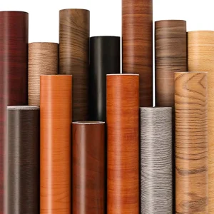 Wood Texture Wall Sticker Self Adhesive Waterproof PVC Peel and Stick Wallpaper Roll Furniture House Decoration Interior
