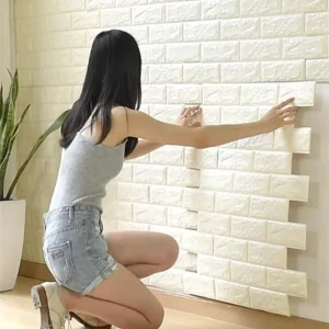 XPE墙纸 定制设计 70*77厘米 防污渍 泡沫自粘 现代卧室3D壁纸
