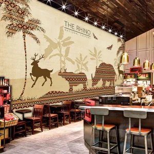 XinXin Modern Peel Stick Colorful Wall Mural 6d Wallpaper Anti static Entertainment Vinyl Living Room 5 Year Warranty