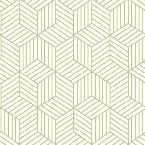 Yellow Geometric Renter Friendly Peel and Stick Wallpaper Waterproof Removable PVC Wall Covering for Living Room Kitchen Decor