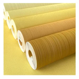 Yellow PVC Solid Wallpaper for Living Room Bedroom Interior Decoration Wall Bar Office Waterproof Orange Wallpaper