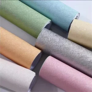 自粘防水吸音现代花卉图案定制印花乙烯基壁纸 适用于卧室和娱乐场所